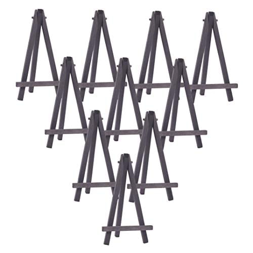 15 Pcs Black Tabletop Art Easel Painting Easels for Kids Artist Adults Students Classroom Display WANDIC Mini Wood Display Easel