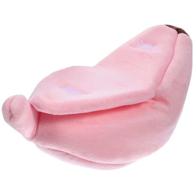 Pet Sleeping Bed Hedgehog Sleep Rabbits House Pet Banana Shape Nest House for Hamster