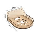 thumbnail image 3 of Mosiee Wall Shelf Monitor Router Rack No-Drill Storage Box Wall Shelves Bathroom Kitchen Organizer Non-Marking Stickers Plumbing, 3 of 9