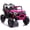 Pink, variant on sluting blue 24V 400W Kids Ride On UTV with Parent Remote Control, 4-Wheel Suspension LED Lights Electric Toy Car