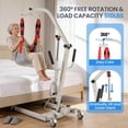 thumbnail image 2 of Lift Sling Support, Medical Patient Lift Slings Large with Commode Opening, Full Body Mesh Transfer Lift Sling, Shower Sling Toilet Sling for Elderly & Patient up to 510 lbs, 2 of 9