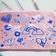 thumbnail image 3 of Vinilo Iron On Cricut Smart, holográfico, azul, 13 pulgadas x 9 pies, 3 of 5