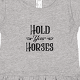 thumbnail image 4 of Inktastic Hold Your Horses Girls Toddler Dress, 4 of 5