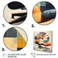 thumbnail image 3 of Designart "Colorful Mid Century Eames gracefulness IV" Mid-century Floater Framed Canvas Print, 3 of 7