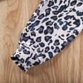 thumbnail image 3 of Bagilaanoe 3Pcs Newborn Baby Girl Long Pants Set Letter Print Long Sleeve Pullover Tops + Leopard Trousers + Headband 6M 12M 18M 24M Infant Casual Outfits, 3 of 8