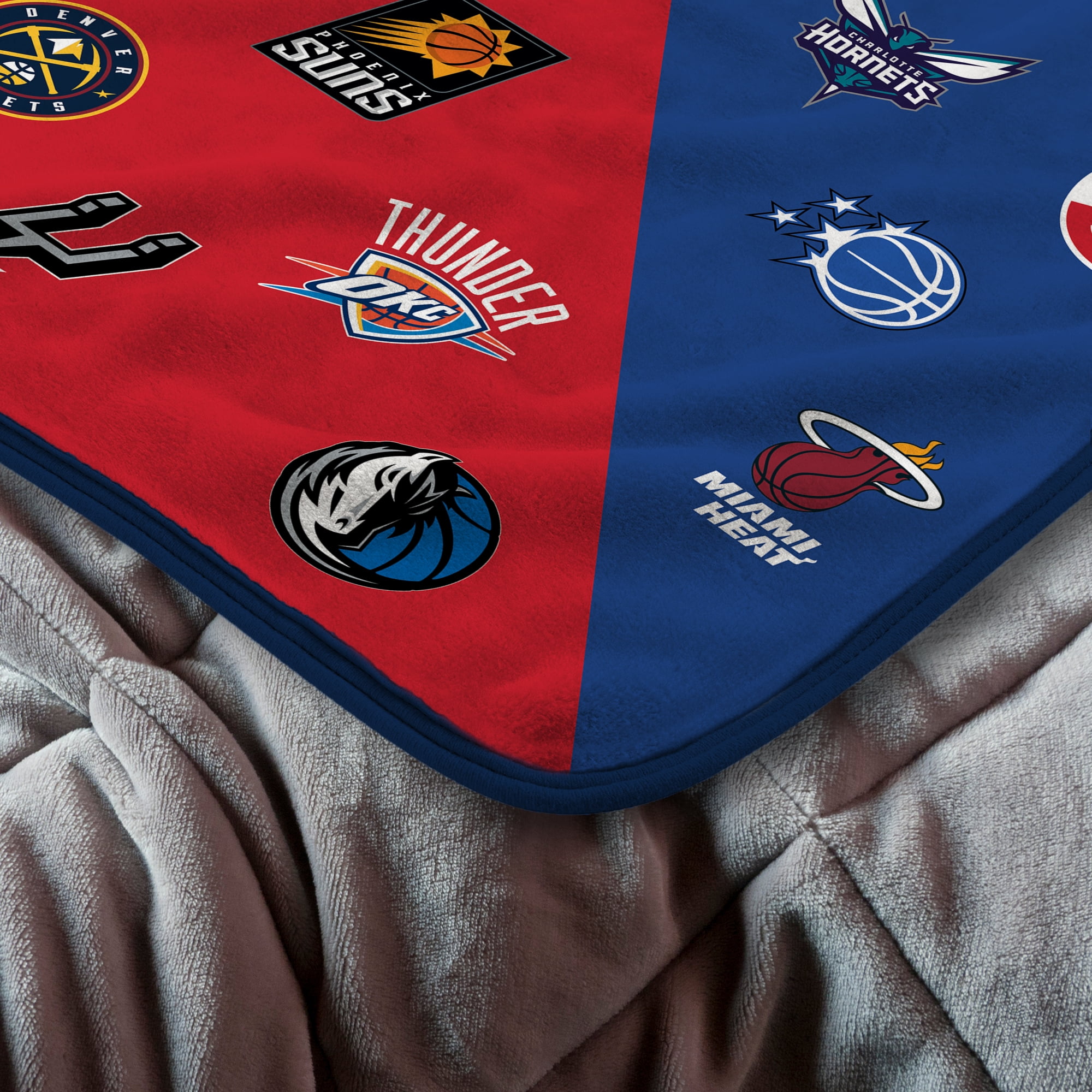 NBA E W Split Silk Touch Throw 46x60
