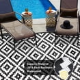 thumbnail image 5 of HUGEAR Outdoor Rugs on Sale Clearance 5'x8' Waterproof Patio Rugs Plastic Straw Rugs Camping Rugs, Porch,Deck Rugs, RV Rugs for outside, 5 of 5