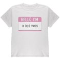 thumbnail image 1 of Halloween Hello I'm a Hot Mess Youth T Shirt, 1 of 1
