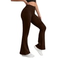 thumbnail image 5 of Flare Leggings for Women, Yoga Pants Bootcut Flared Leggings, 5 of 5
