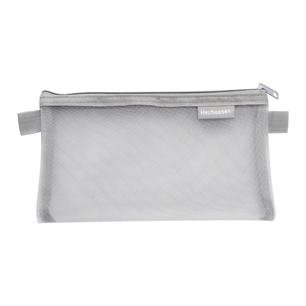 Exquisite And Transparent Mesh Pencil Case Storage Bag With Multiple Colors Optional Nylon Mesh
