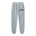 thumbnail image 2 of Akiihool Teen Boy Pants Trendy Boys and Women's Casual Cargo Fleece Pants (Light Gray,3-4 Years), 2 of 7