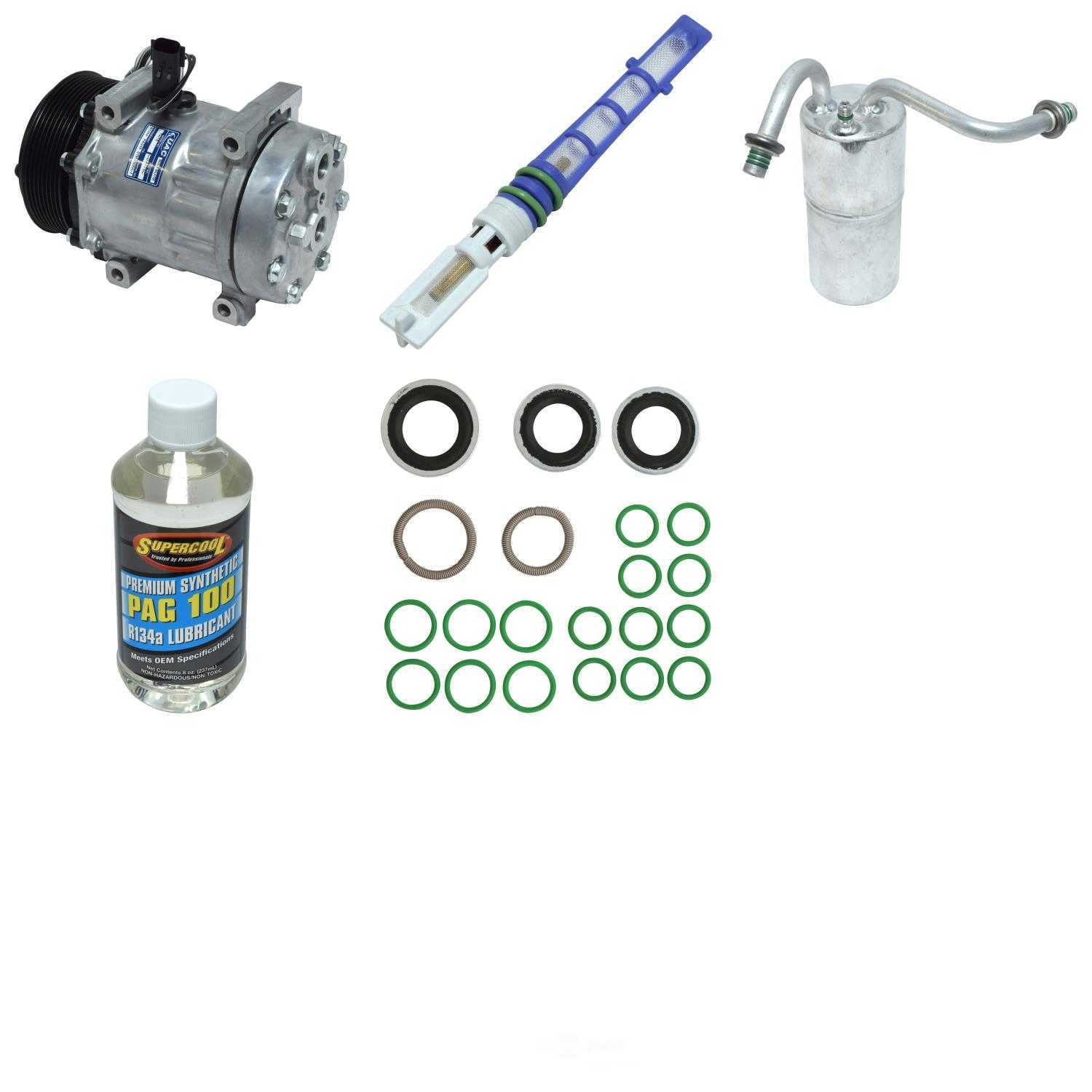 A/C Compressor and Component Kit -- Compressor Replacement Kit Fits select: 1995-2002 DODGE RAM 2500, 1995-2002 DODGE RAM 3500
