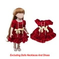 thumbnail image 2 of Gqtwoy 18 Inch Doll Clothes Beautiful Dress Christmas Doll Costume Fun Fashion Outfit, Perfect Gift for Holiday Gatherings, Enhances Imagination and Independence, Fits Most 18 Inch Dolls, 2 of 6