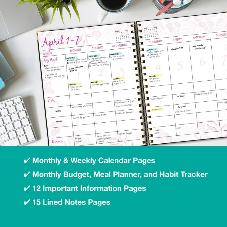 The Mom Life Planner Weekly Monthly Budget Planner Academic Year