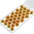 thumbnail image 4 of Rushawy 32 Pieces Modelling Flower Cluster Miniature Flower for Model Building Kits Sand Withered Yellow, 4 of 9
