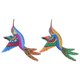 thumbnail image 4 of 2 unids hierro colibrí colgante decoración novela balcón jardín colgantes hierro artesanía HOMEMAXS 11841314-MX, 4 of 6