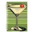 thumbnail image 7 of FORMRS 1-Subject Spiral Notebook 8" x 5" College Ruled 60 Refillable Sheet A5 Hard Cover, 2 Pack, Red Martini, 7 of 7