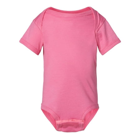 

Rabbit Skins - Infant Fine Jersey Bodysuit - 4424 - Raspberry - Size: 24M