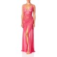 thumbnail image 1 of GERLOVE Lingerie Grande Taille pour Femmes Robe Longue Aguichant Fendue Robe Transparente Rose Taille Unique Plus, 1 of 1