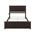 thumbnail image 4 of AFI Madison King Solid Wood Foundation Bed Frame with Matching Footboard, Espresso, 4 of 5