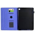 thumbnail image 5 of Case for Amazon Kindle Fire HD8/HD8 Plus 12th Gen 2022/Fire HD8/HD8 Plus 10th Gen 2020, Fiber Texture PU Leather Folio Stand Cover Flip Tablet Case with Credit Card Slot & Auto Wake/Sleep, Purple, 5 of 6