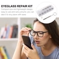 thumbnail image 4 of KAKOWELY Vis pour Lunettes 1100 Pcs/boîte Vis pour Lunettes Outil de Réparation de Lunettes Kit de Réparation de Lunettes pour Lunettes 5.12"X1.97"X0.59 Pouces, 4 of 5