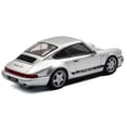 thumbnail image 3 of 1994 Porsche 911 (964) RS Silver Metallic with Black Stripes 1/43 Diecast Model Car by Solido, 3 of 6