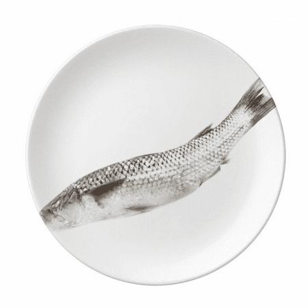 

Ocean Fish Fresh White Plate Decorative Porcelain Salver Tableware Dinner Dish