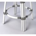 thumbnail image 4 of Beaumont Lane 24" Transitional Rattan Counter Stool in Black, 4 of 7