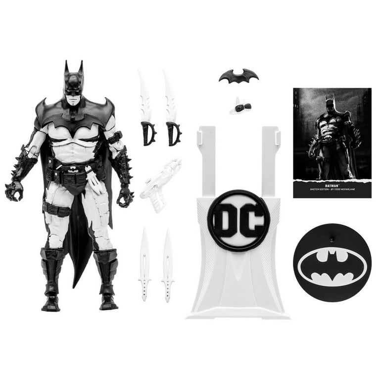 アメコミ Batman Black and White Todd McFarlane DC Multiverse Batman by Todd McFarlane Sketch Edition Gold