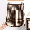 thumbnail image 2 of aidice Lounge Shorts for Women Summer Elastic Waisted Loose Striped Casual Comfy Soft Sleepwear Shorts, 2 of 3