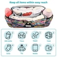 thumbnail image 4 of DIXRUYEE Stroller Organizer Noir Cat Neon City Printed, 4 of 7