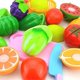 thumbnail image 5 of Juego de juguetes de frutas cortadas en cocina de simulación de 23 uds, juego de casa con cesta de almacenamiento para el papel de los niños, 5 of 5