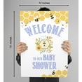 thumbnail image 6 of InkdotpotBoy Girl,Baby Shower Party Collection, WelcomeSignFor Baby Shower,Honey Bee ThemePack of 1 - 18"x12" inches, 6 of 6