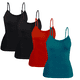 thumbnail image 1 of Set 4 Blusas Unitalla Mujer Tirantes Casual Blusa Crop Top Dama, 1 of 5