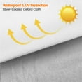 thumbnail image 5 of Yaheetech 12x12 Ft Pop Up Adjustable Canopy Tent with 4 Sidewalls and Roller Bag, White, 5 of 7
