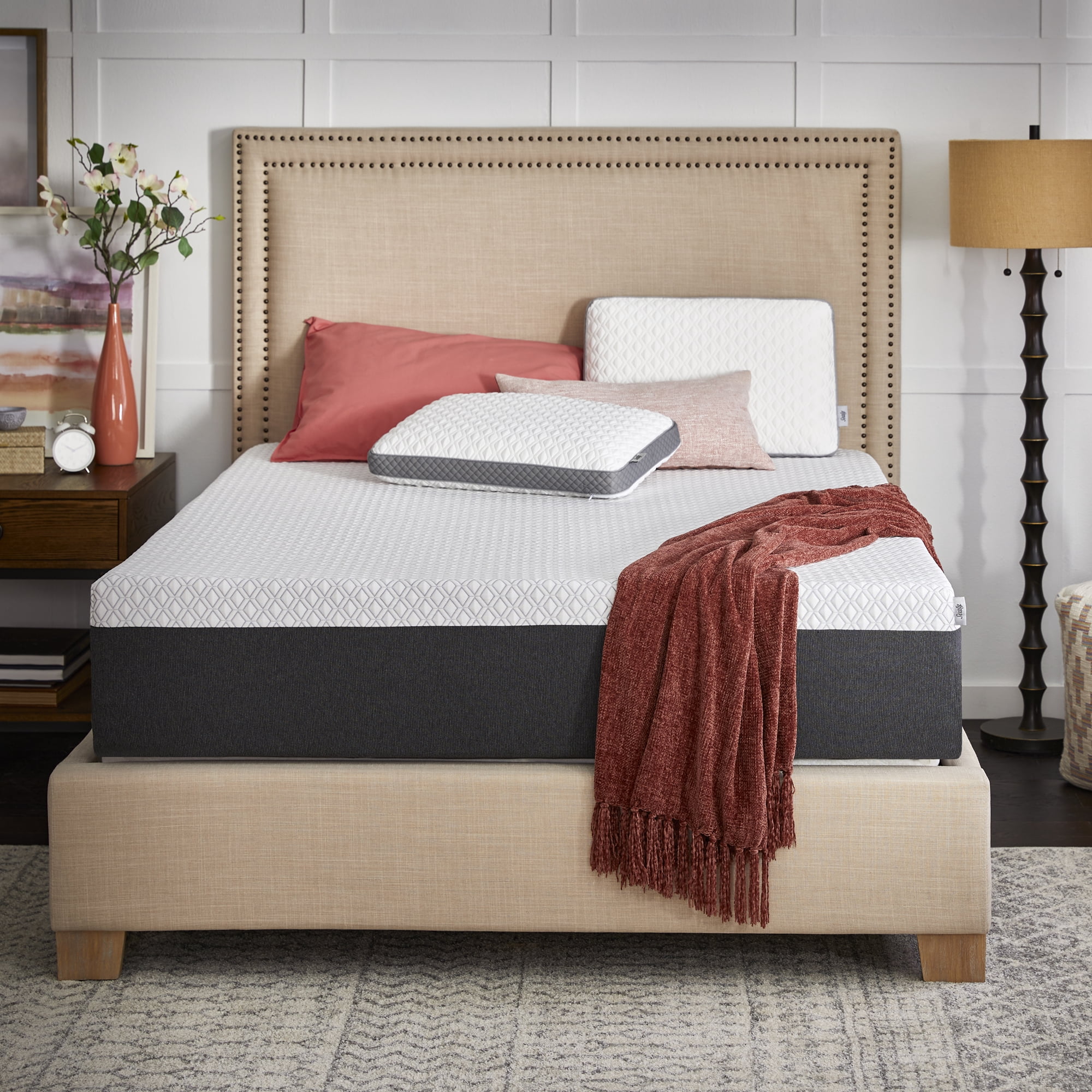 Sealy Cool & Clean 12" Gel Memory Foam Mattress, Twin-XL