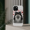 thumbnail image 4 of DistinctInk Tough Case for Apple iPhone 14 PLUS (6.7" Screen), Compatible with MagSafe Charging - Valentine's Day Finnish Lapphund, 4 of 6