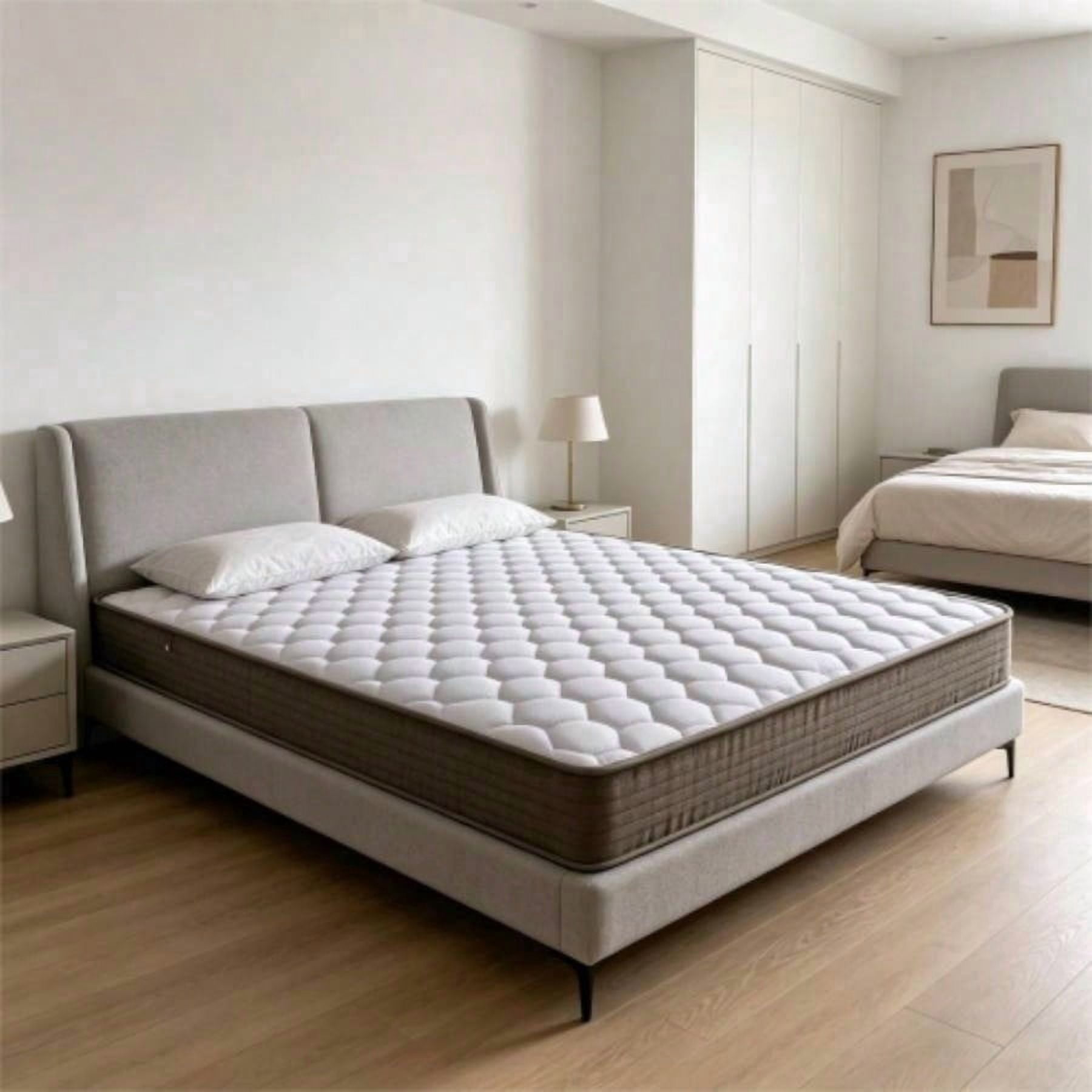 Twin Size 6 Inch Pocket Spring Mattress, Soft-Medium Firmness, Pocket Coil Structure, Suitable for Kids Guest Room Use