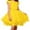 Yellow, variant on Kids Tutu Skirt Layered Pink Tutu Elastic Waist Ballet Dance Skirt Fairy Dress