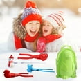 thumbnail image 5 of Herrnalise Toys on Sale Snow Snowball Maker Clip Maker Animal Shaped Snow Sand Mold Tool Winter Snow Toys Kit, 5 of 7