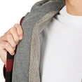 thumbnail image 4 of Sherpa-Lined Hooded Flannel Shirt-Jacket, 4 of 5