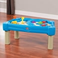Step2 Cascading Cove Blue Plastic Sandbox and Water Table for Toddlers