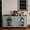 Mint Green, variant on 4 Glass Doors Black Lacquered Sideboard Cabinet: Wooden For Hallway, Dining Room Accent Cabinet With Doors: Buffet Server Room, Hallway