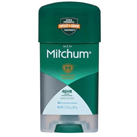 (Pack Of 12) Mitchum Power Gel Anti-Perspirant Deodorant Unscented 2.25 Oz (*Packaging May Vary)