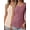 Beige-PurpleRed, variant on 2 Pack Tank Tops for Women Crew Neck Sleeveless Tops Dressy Casual Loose Fit Summer Shirts