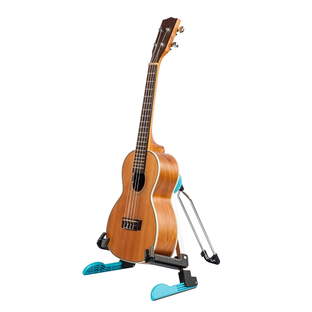 Portable A-Frame Acoustic Guitar Stand Universal Guitar Floor Stand String Instrument Holder for Guitars, Bass, Ukulele