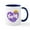 White/Navy Inside, variant on CafePress - Furby Heart - 11 oz Ceramic Mug - Novelty Coffee Tea Cup
