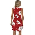 thumbnail image 6 of Ronuti Dresses for Women 2026 Fashion Loose V Neck Sleeveless Dress Sundresses, 6 of 9