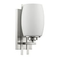 thumbnail image 6 of Sophia 1-Light Satin Nickel Sconce With Frosted Glass Shade, 6 of 6